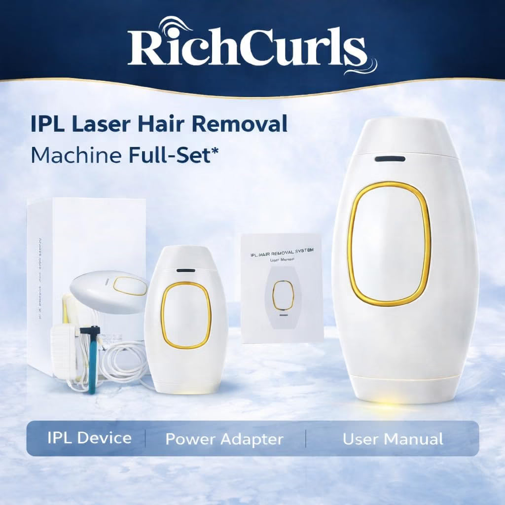 GadgetGeek IPL Hair Removal Device for Women & Men, Permanent Hair Reduction