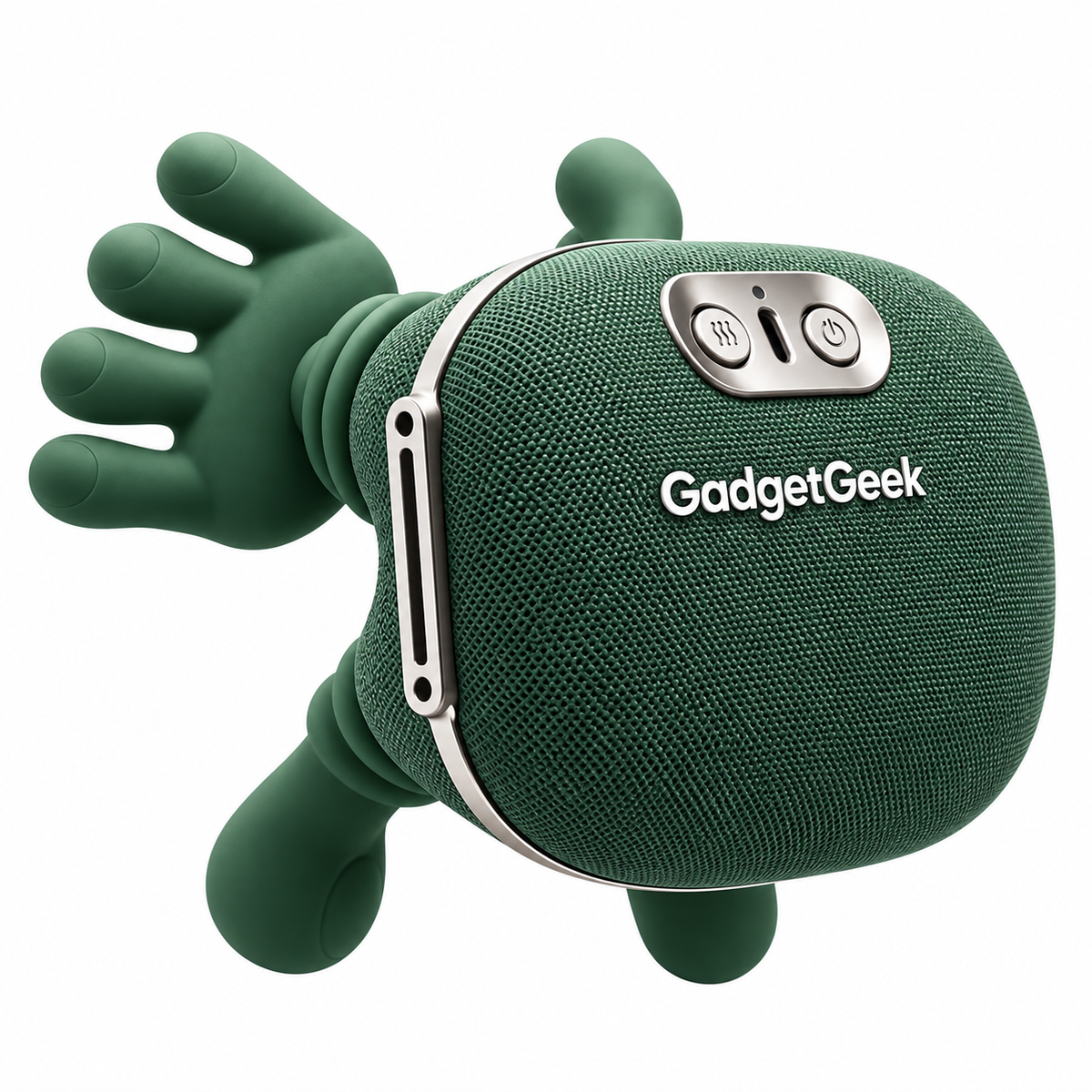 GadgetGeek Neck Massager for Pain Relief with Heat & Red Light Therapy